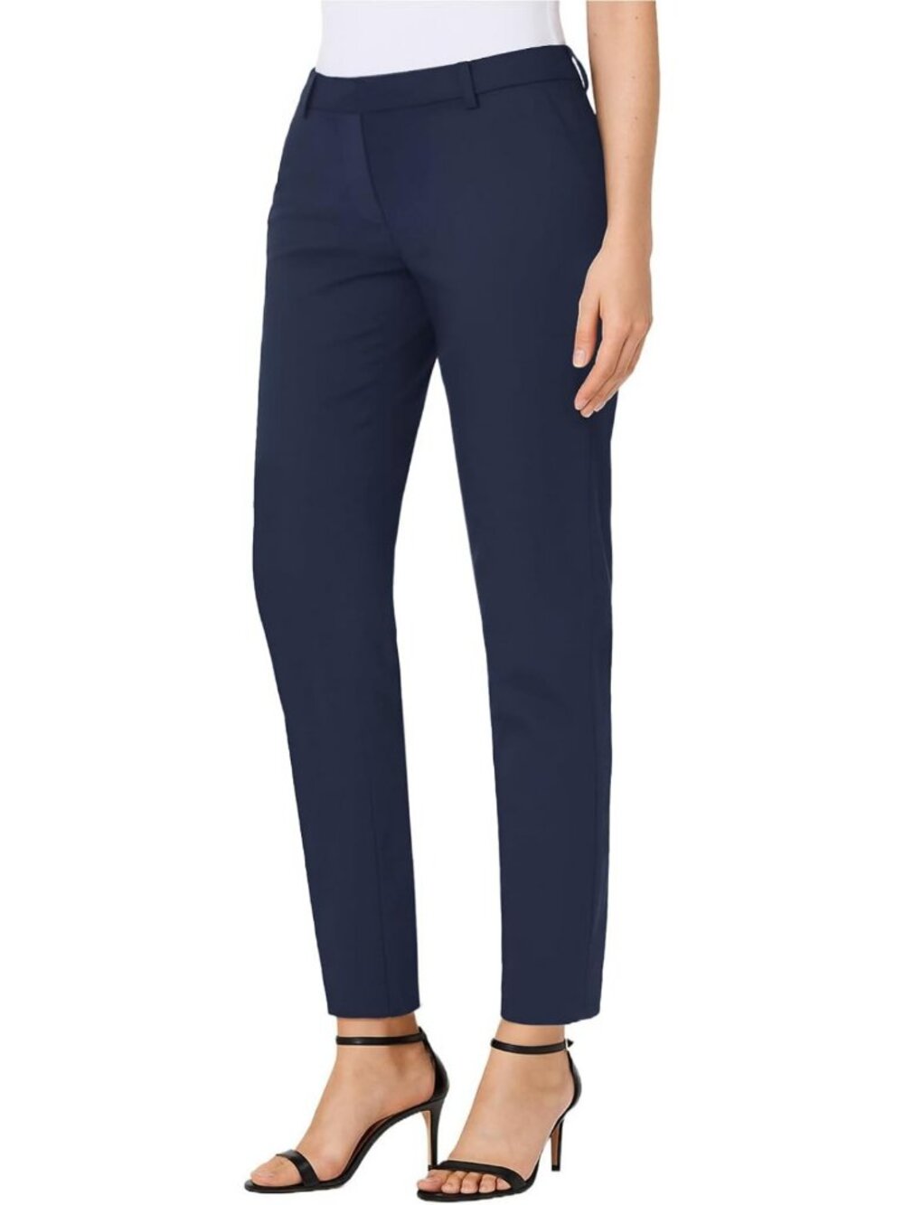 High-Waist Stretchy Dress Pants for Women | Business Casual Office Trousers with